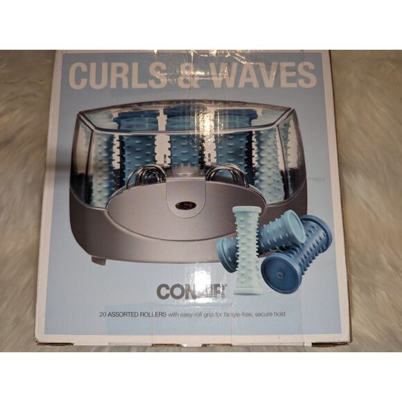 Conair Curls & waves Instant Heat 20 Multi-Size - BLUE - Picture 4 of 6